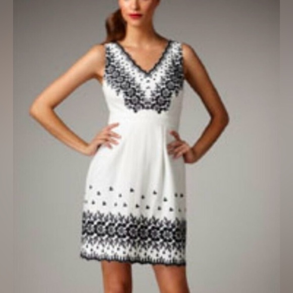 KATE SPADE  Amy Embroidered A-Line Dress - Size 6 - Picture 1 of 10